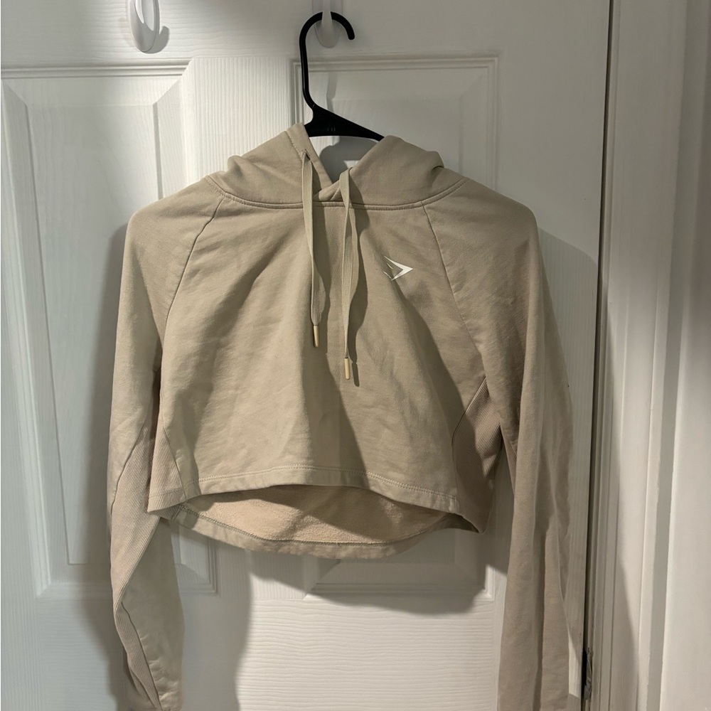 Women's Beige Hoodie by Gymshark